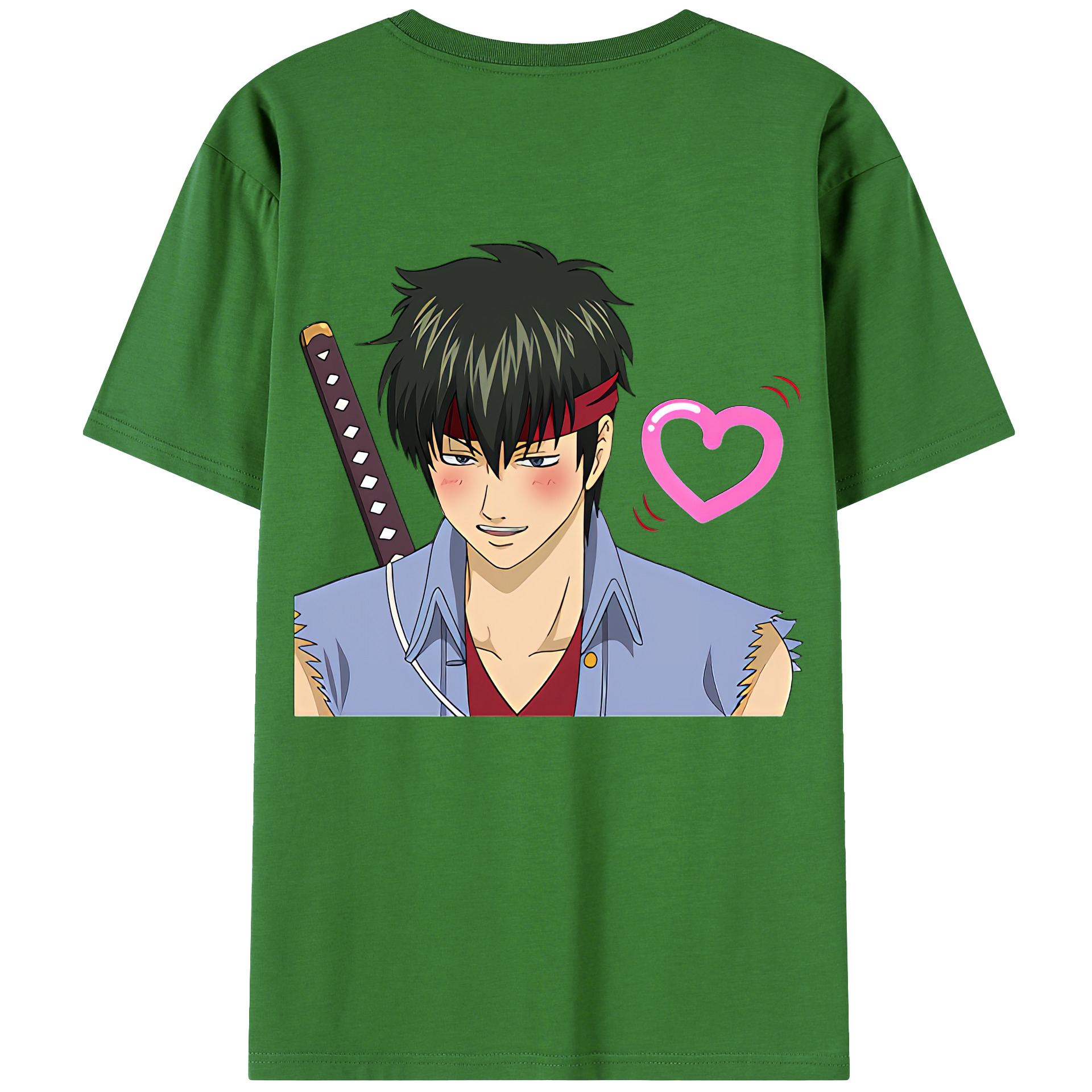 （画像用） ぎんたま 坂田銀時（さかたぎんとき） 神楽 志村新八（しむら しんぱち） GINTAMA Sakata Gintoki Kagura Shimura Shinpachi レディース半袖Tシャツ(バックプリント)